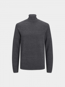 Водолазка JACK & JONES модель 12210931_Dark Grey Melange Водолазка JACK & JONES модель 12210931_Dark Grey Melange Фото