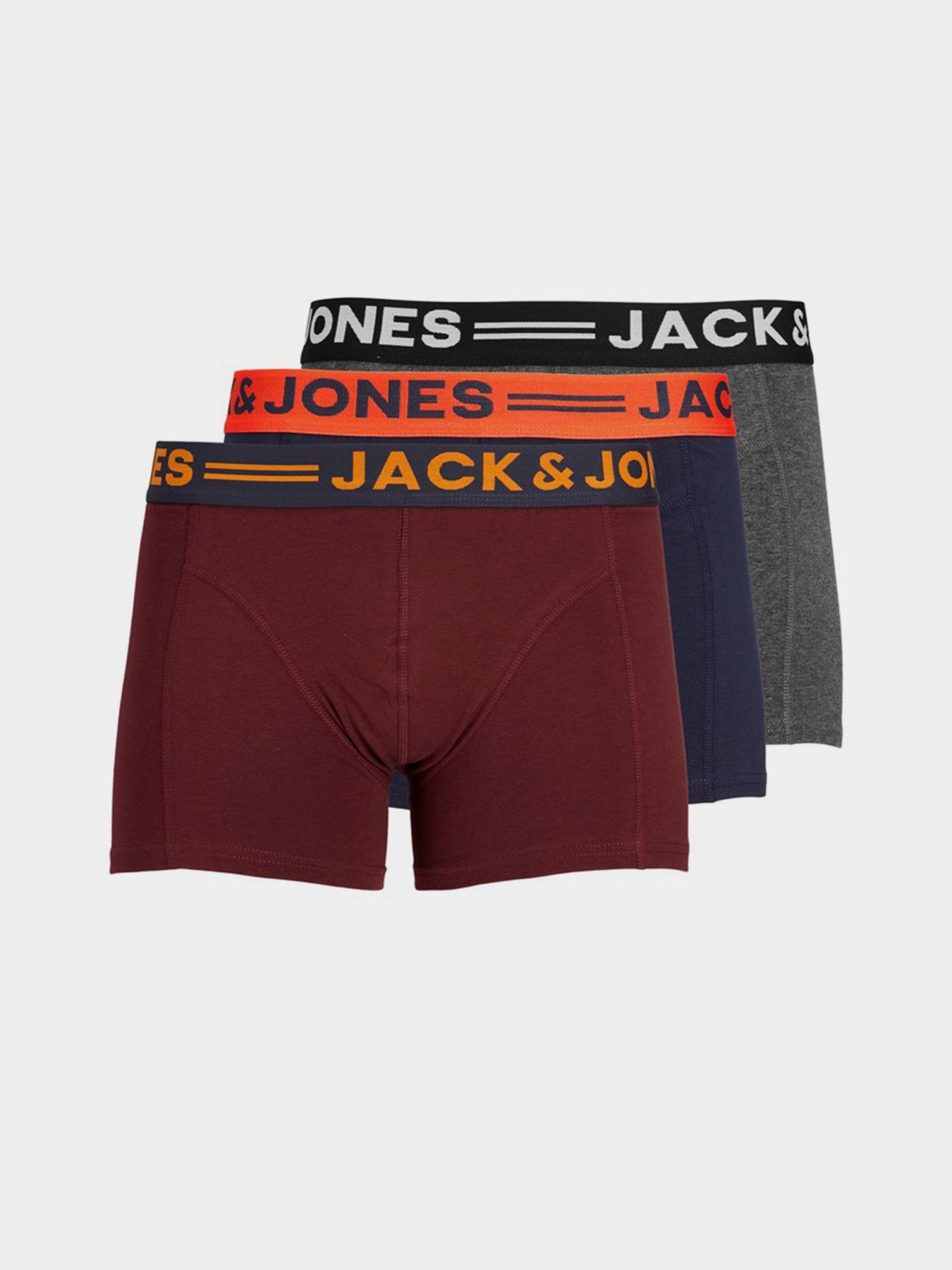 Набір трусів JACK & JONES модель 12113943_Burgundy Фото