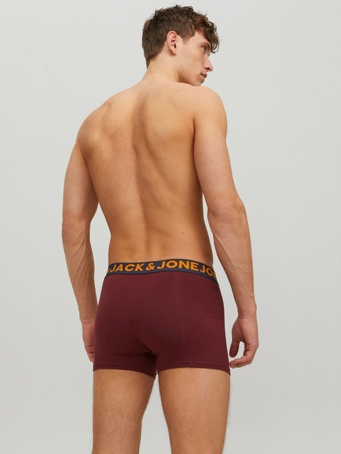 Набір трусів JACK & JONES модель 12113943_Burgundy Фото