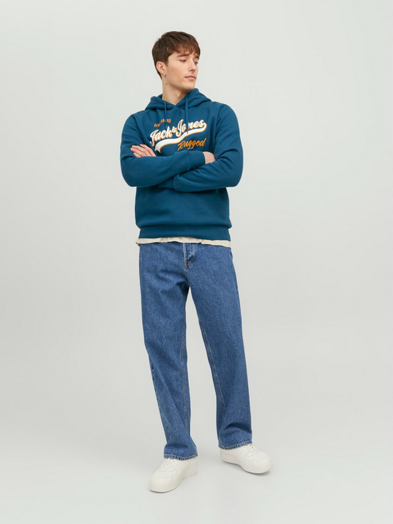 Худі JACK & JONES модель 12233597_Sailor Blue Фото