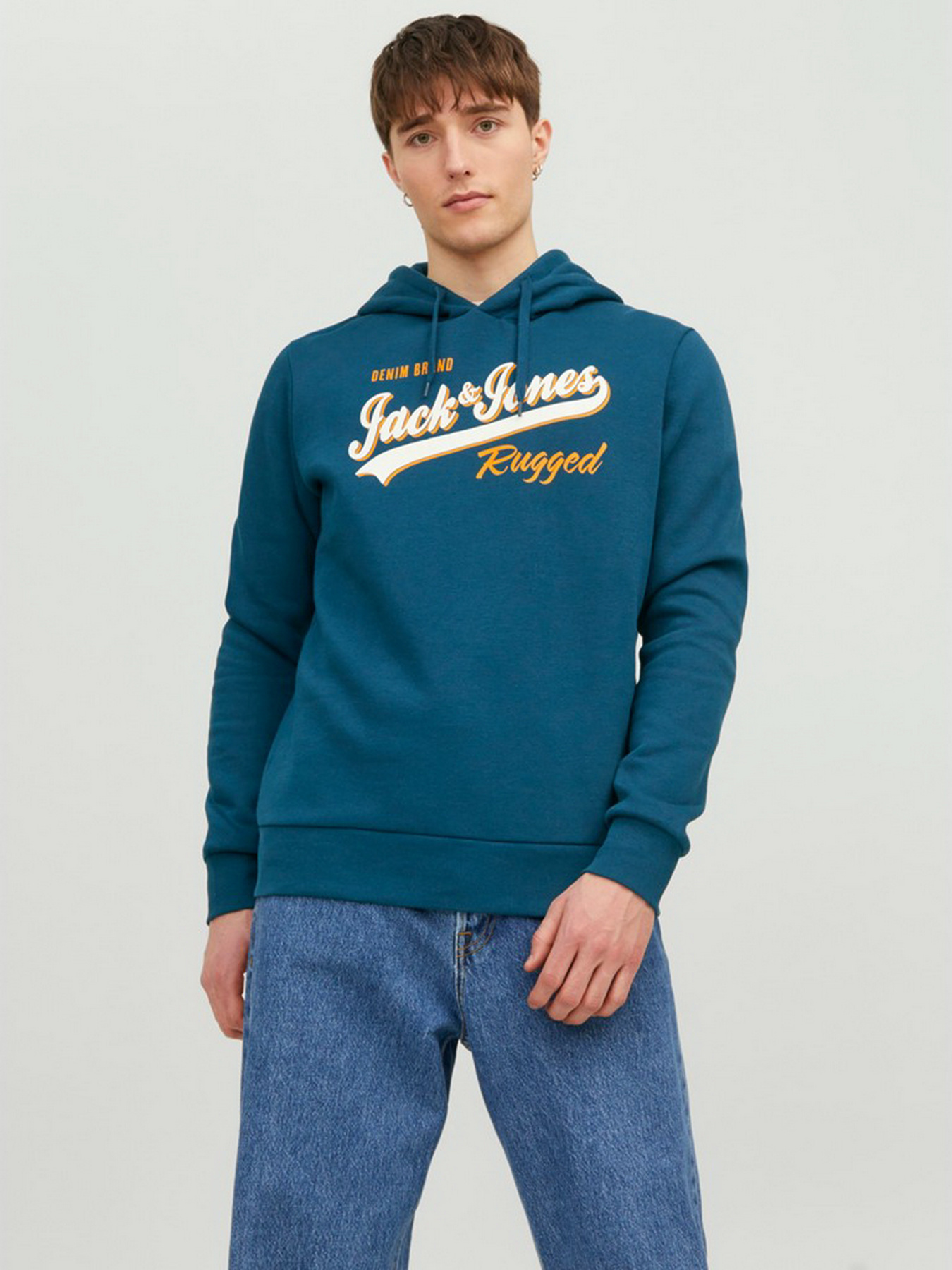 Худі JACK & JONES модель 12233597_Sailor Blue Фото