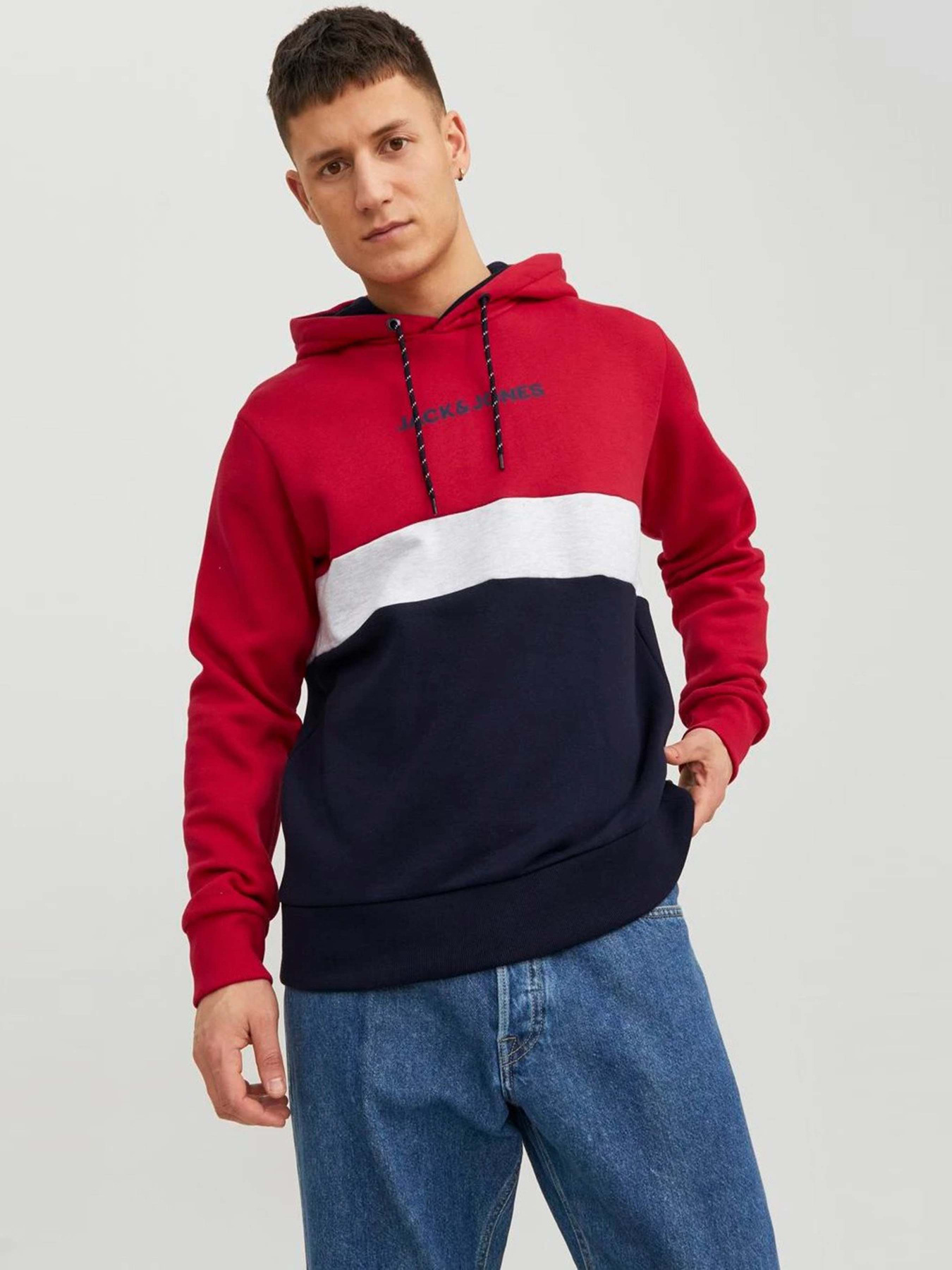 Худі JACK & JONES модель 12233959_Tango Red Фото