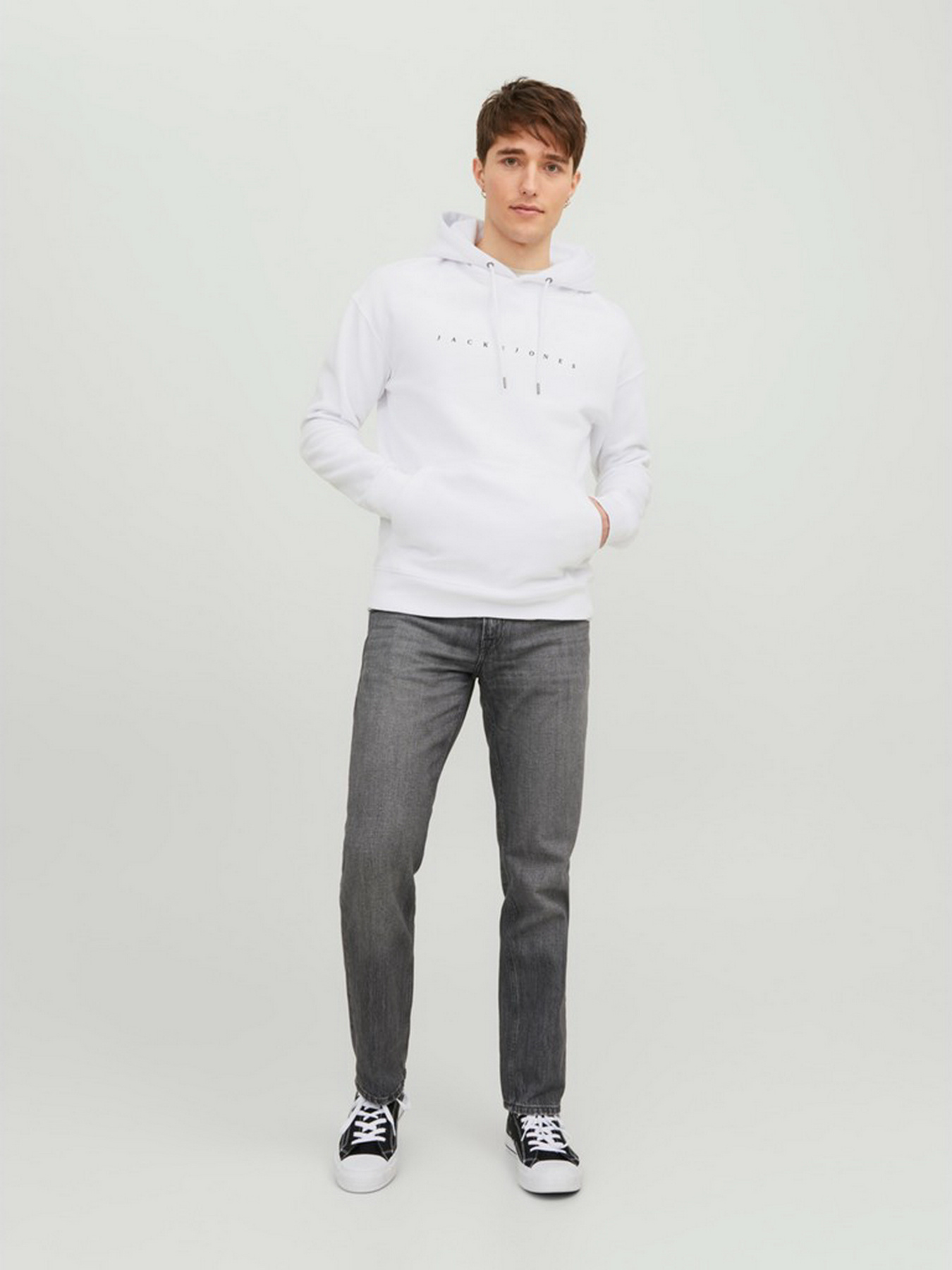 Худі JACK & JONES модель 12233972_White Фото
