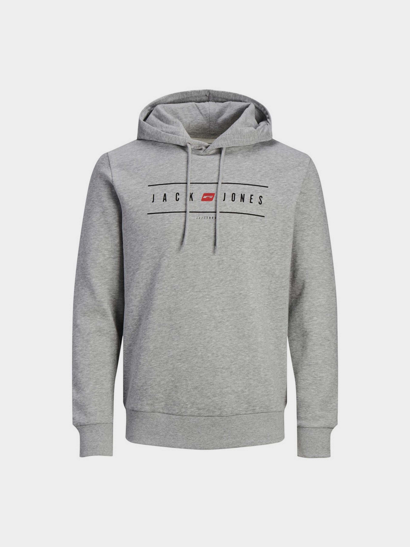 Худи JACK & JONES модель 12235460_Light Grey Melange Фото