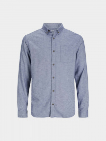 Сорочка повсякденна JACK & JONES модель 12235974_Faded Denim Фото