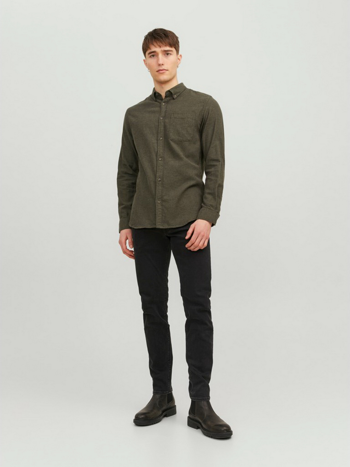 Рубашка JACK & JONES модель 12235974_Rosin Фото