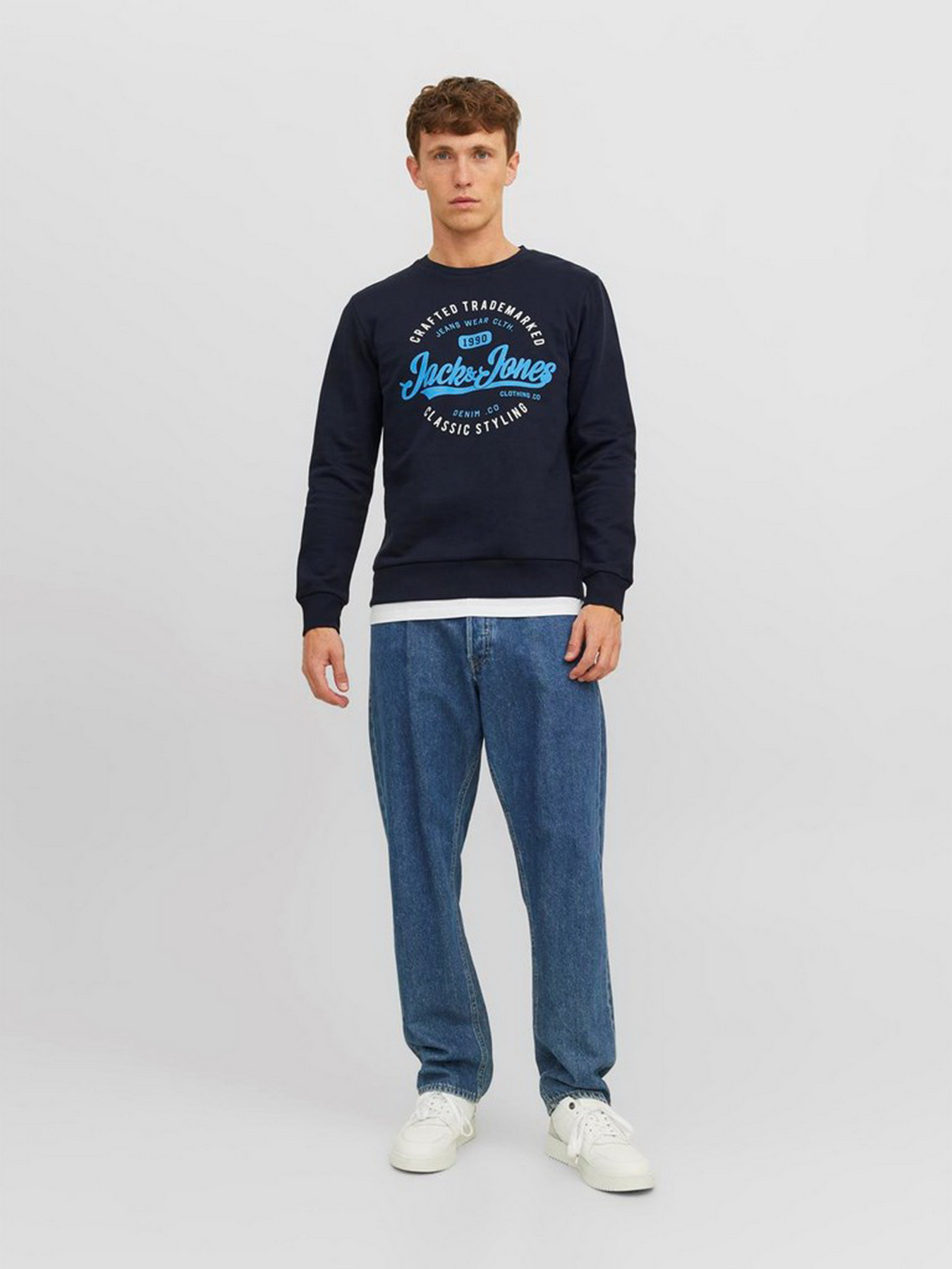 Свитшот JACK & JONES модель 12236177_Navy Blazer Фото