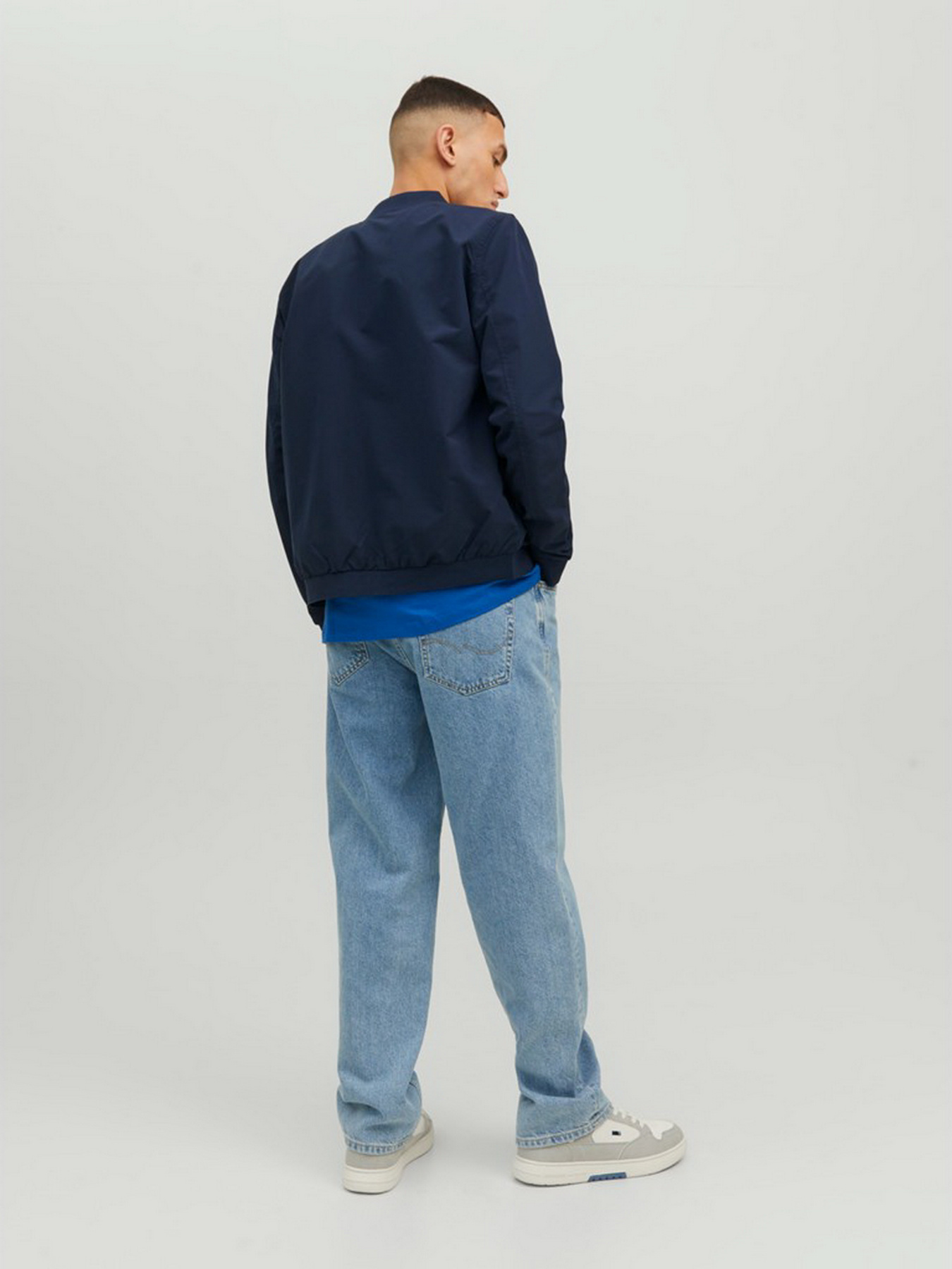 Бомбер JACK & JONES модель 12237749_Navy Blazer Фото