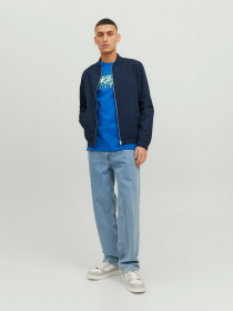 Бомбер JACK & JONES модель 12237749_Navy Blazer Фото