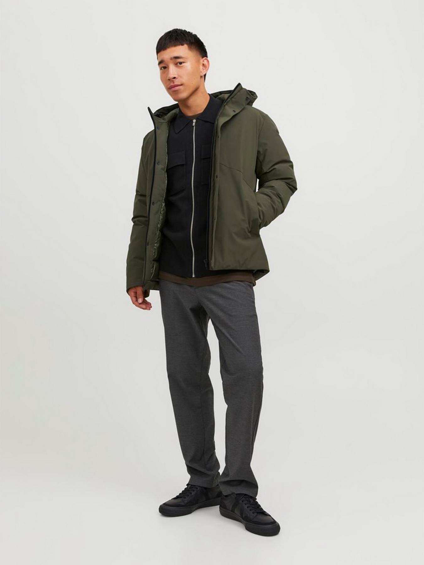 Зимова куртка JACK & JONES модель 12238720_Grape Leaf Фото