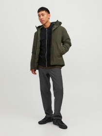 Зимова куртка JACK & JONES модель 12238720_Grape Leaf Фото