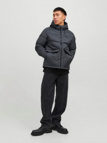 Зимова куртка JACK & JONES модель 12238849_Dark Grey Melange Фото