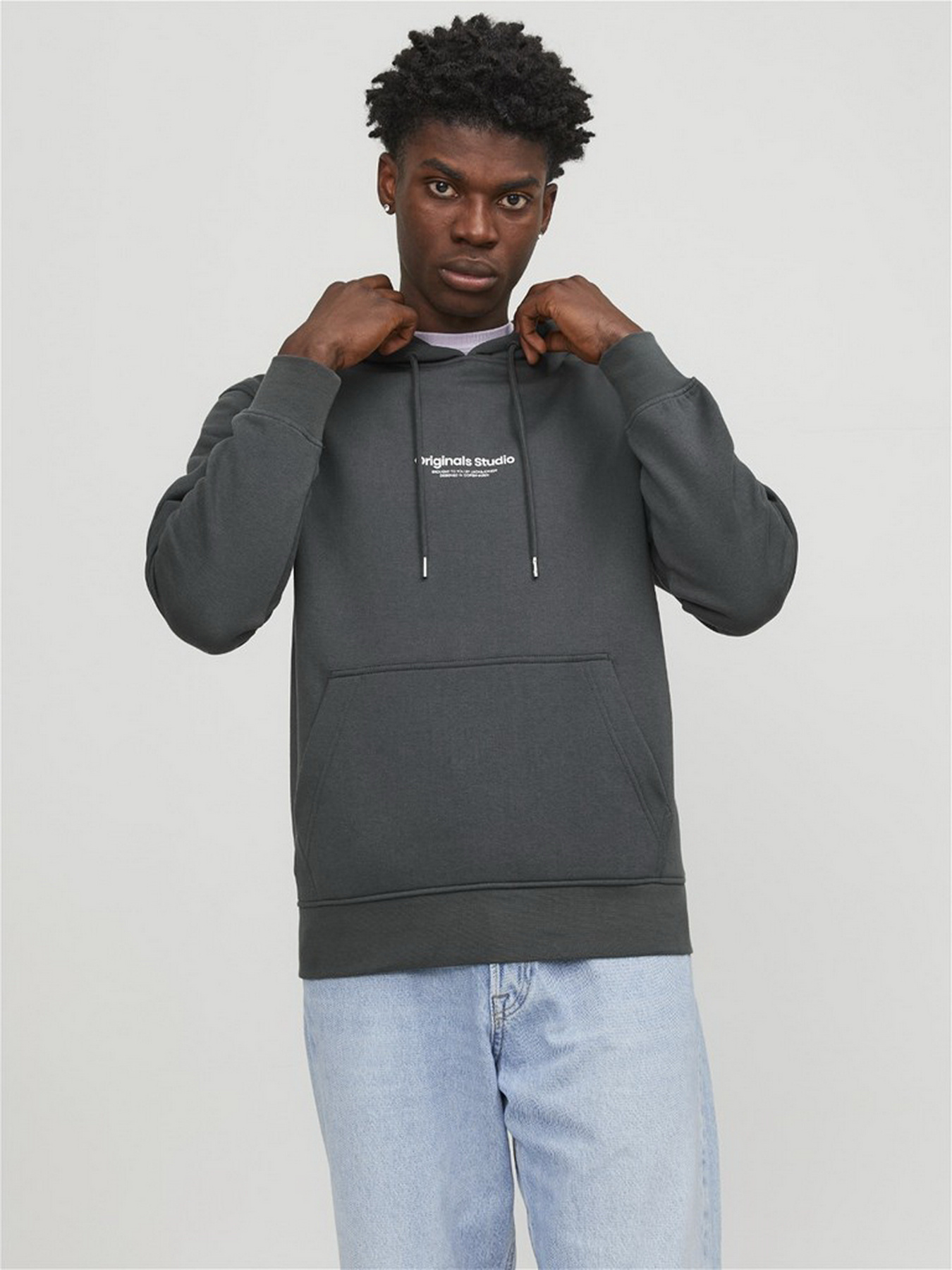 Худи JACK & JONES модель 12241687_Asphalt Фото