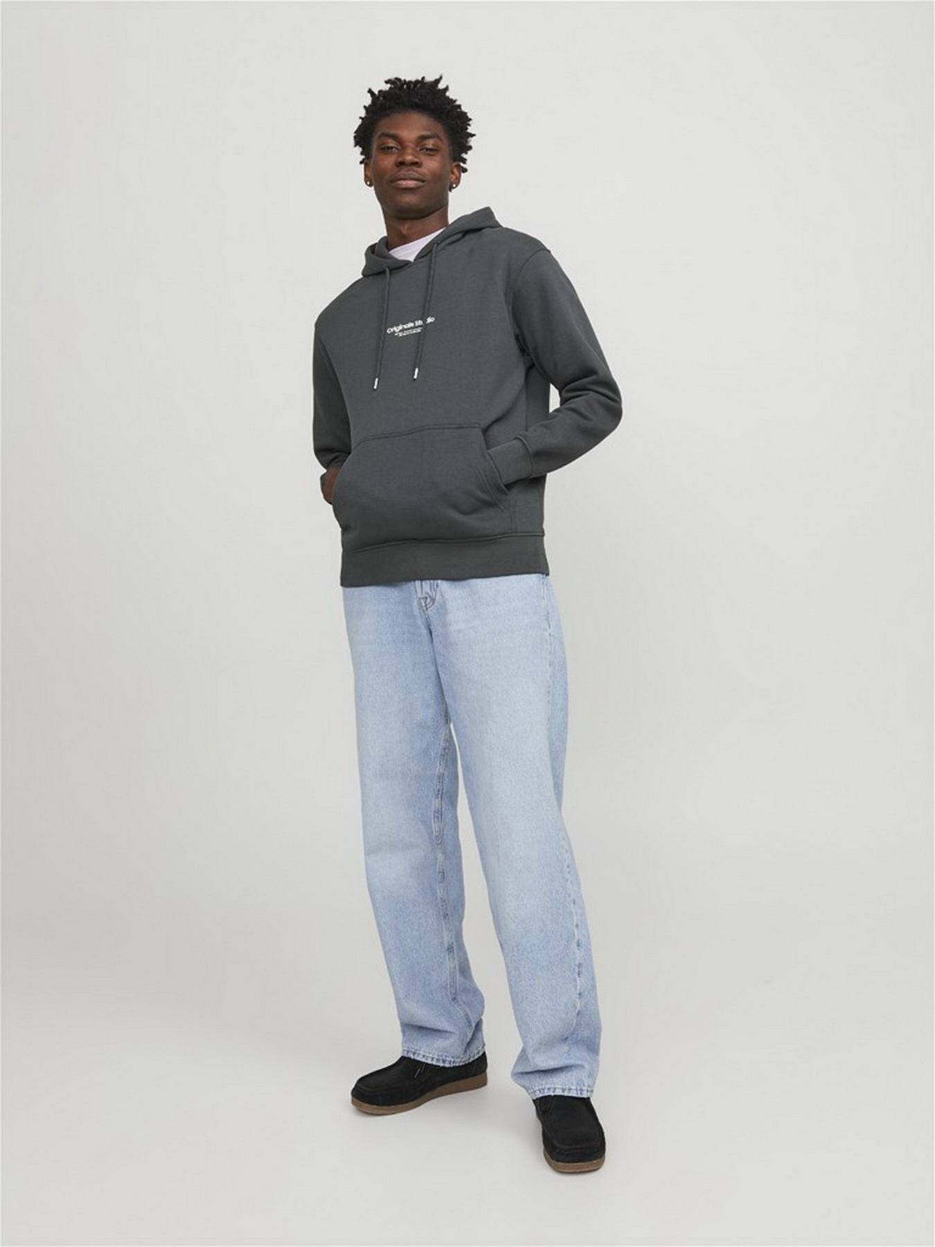 Худі JACK & JONES модель 12241687_Asphalt Фото