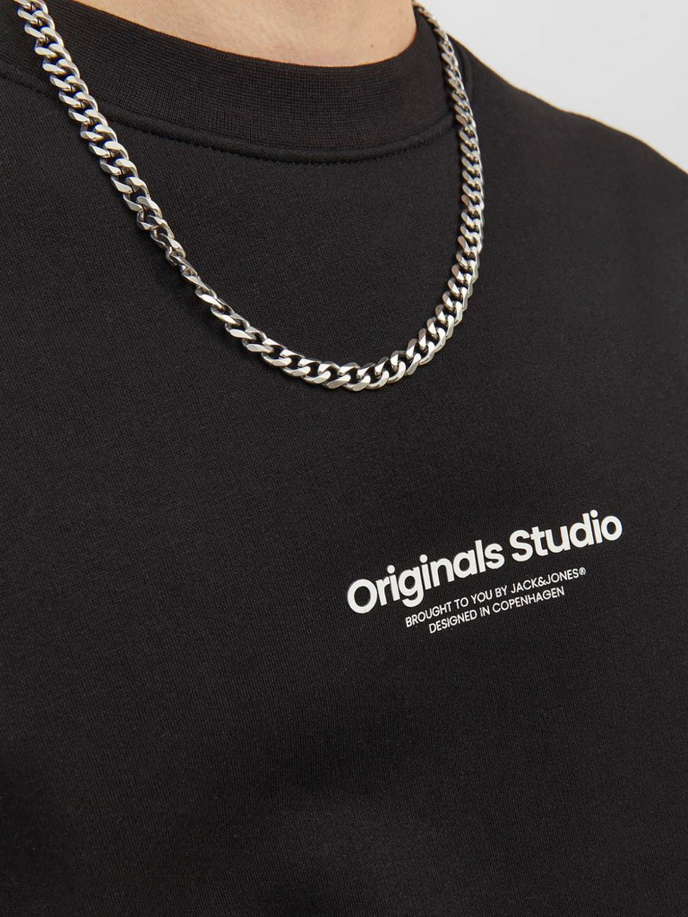 Свитшот JACK & JONES модель 12241694_Black Свитшот JACK & JONES модель 12241694_Black Фото