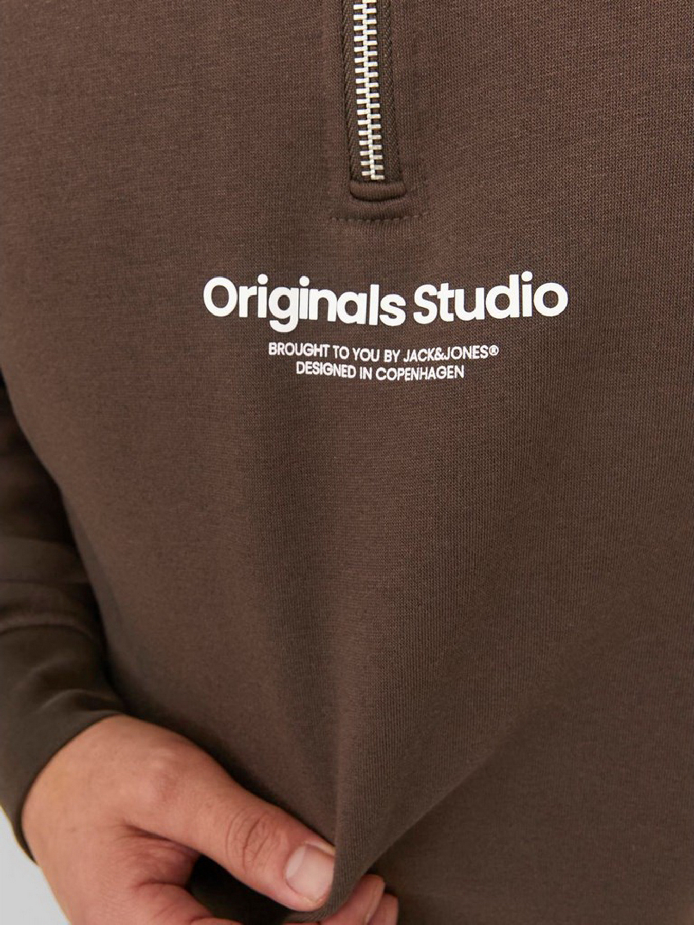 Кофта JACK & JONES модель 12241777_Chocolate Brown Фото