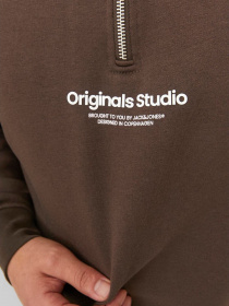 Кофта JACK & JONES модель 12241777_Chocolate Brown Фото