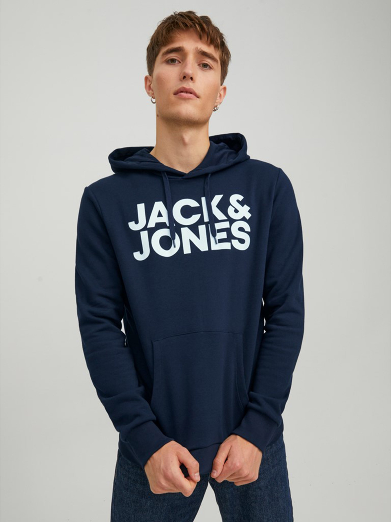 Худи JACK & JONES модель 12152840_Navy Blazer Фото
