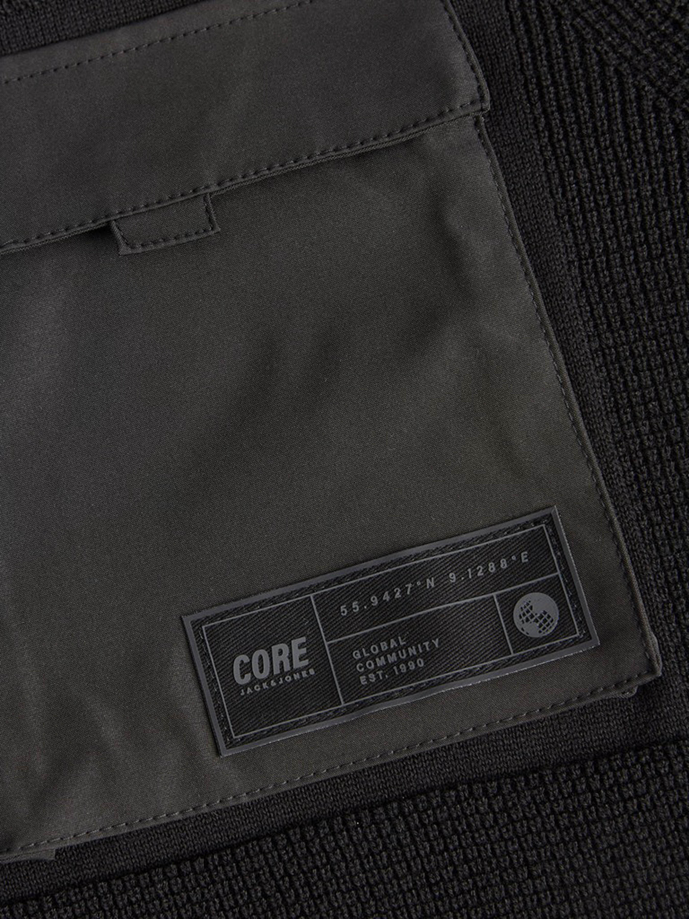 Джемпер JACK & JONES модель 12242741_Black Фото