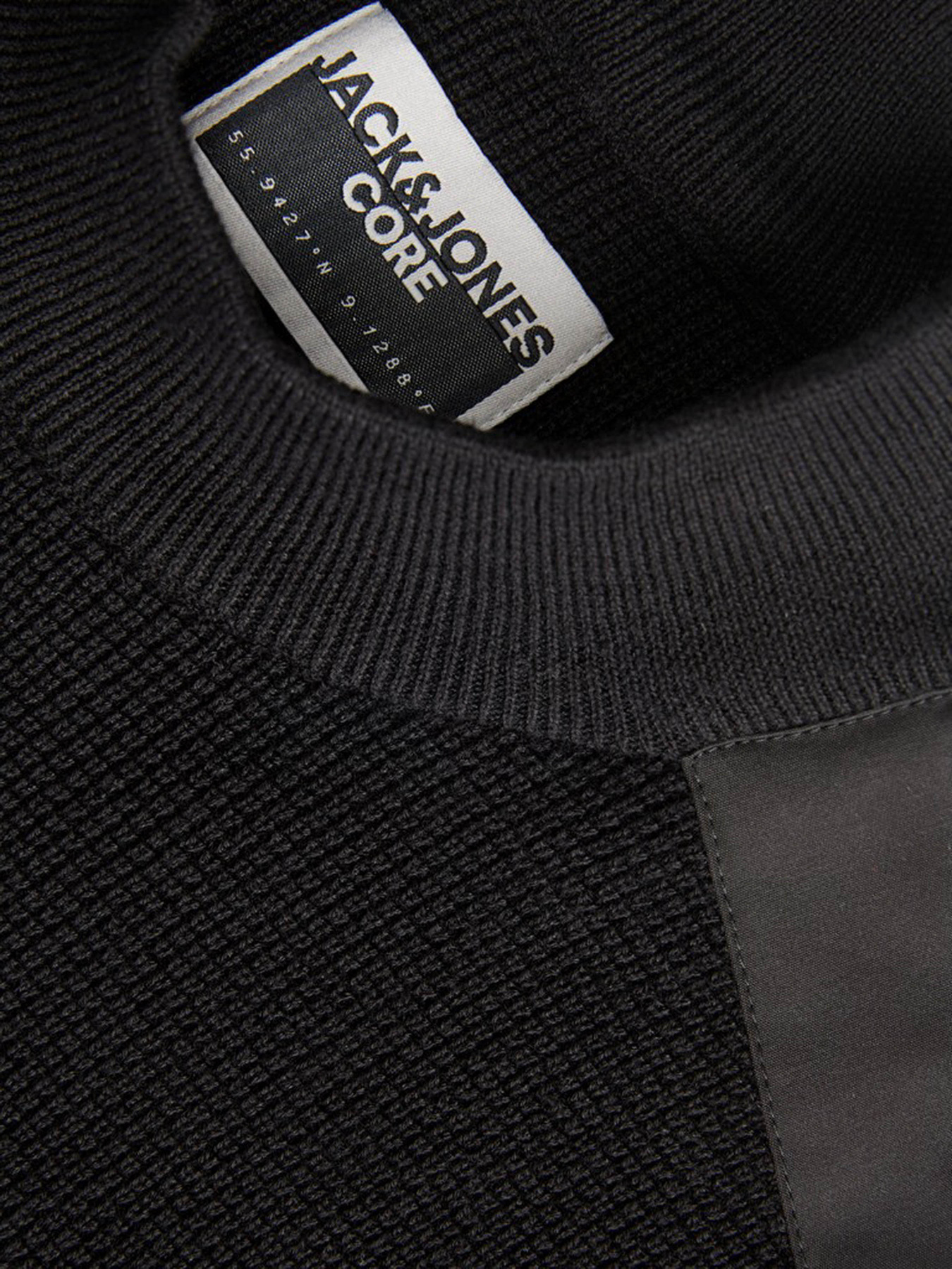Джемпер JACK & JONES модель 12242741_Black Фото
