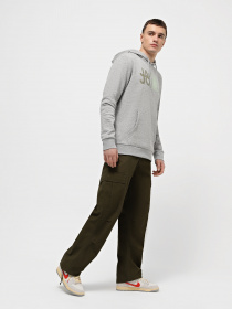 Худи JACK & JONES модель 12243927_Light Grey Melange Фото
