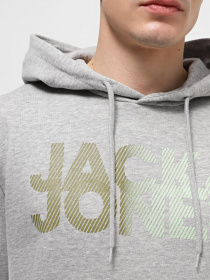 Худі JACK & JONES модель 12243927_Light Grey Melange Фото