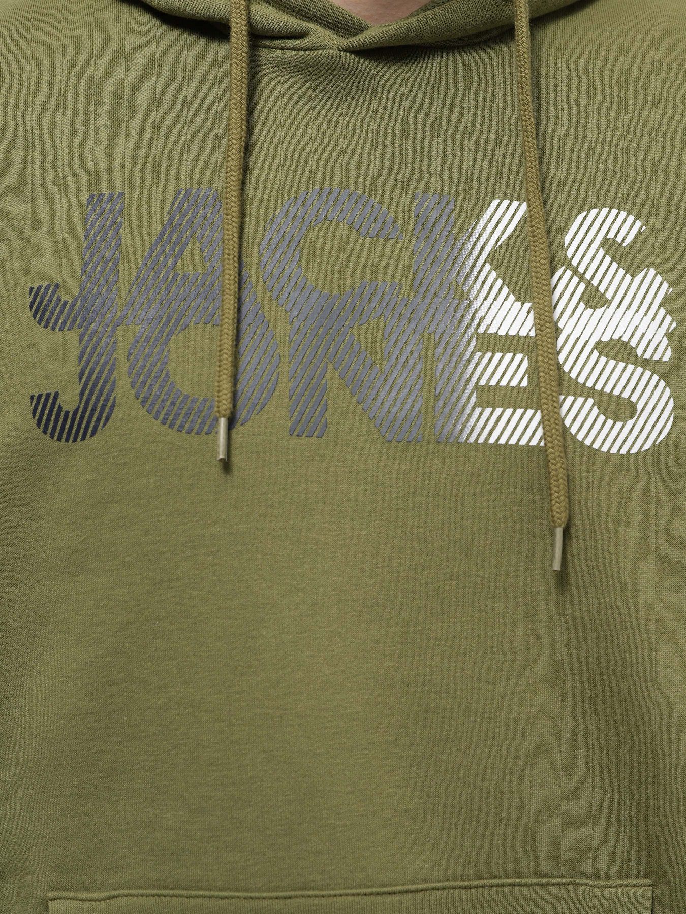 Худи JACK & JONES модель 12243927_Olive Branch Фото
