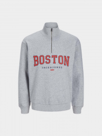 Кофта JACK & JONES модель 12257392_Light Grey Melange Фото