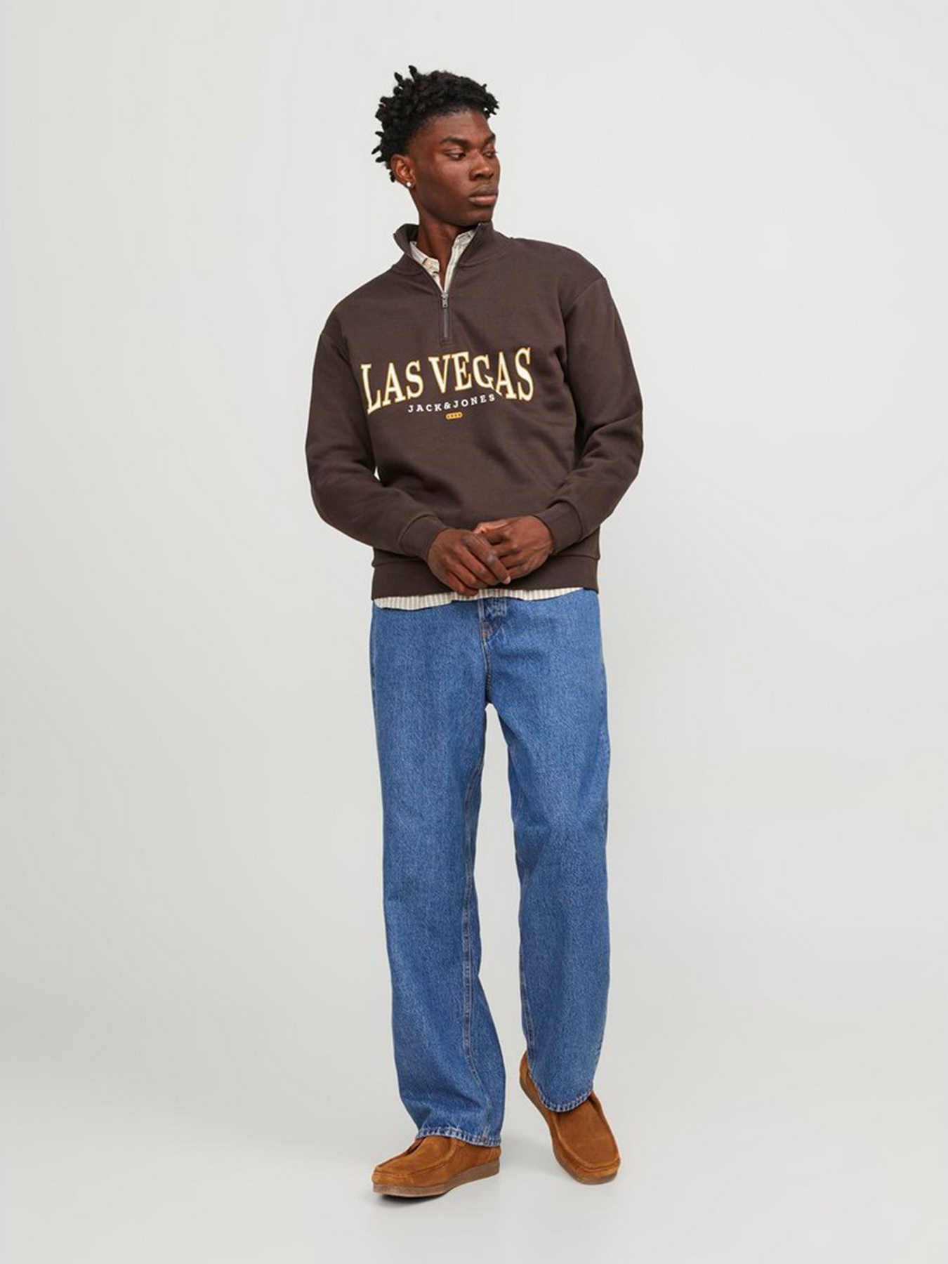 Кофта JACK & JONES модель 12257392_Seal Brown Фото