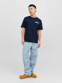 Футболка JACK & JONES модель 12233999_Navy Blazer PLAY 5 Фото