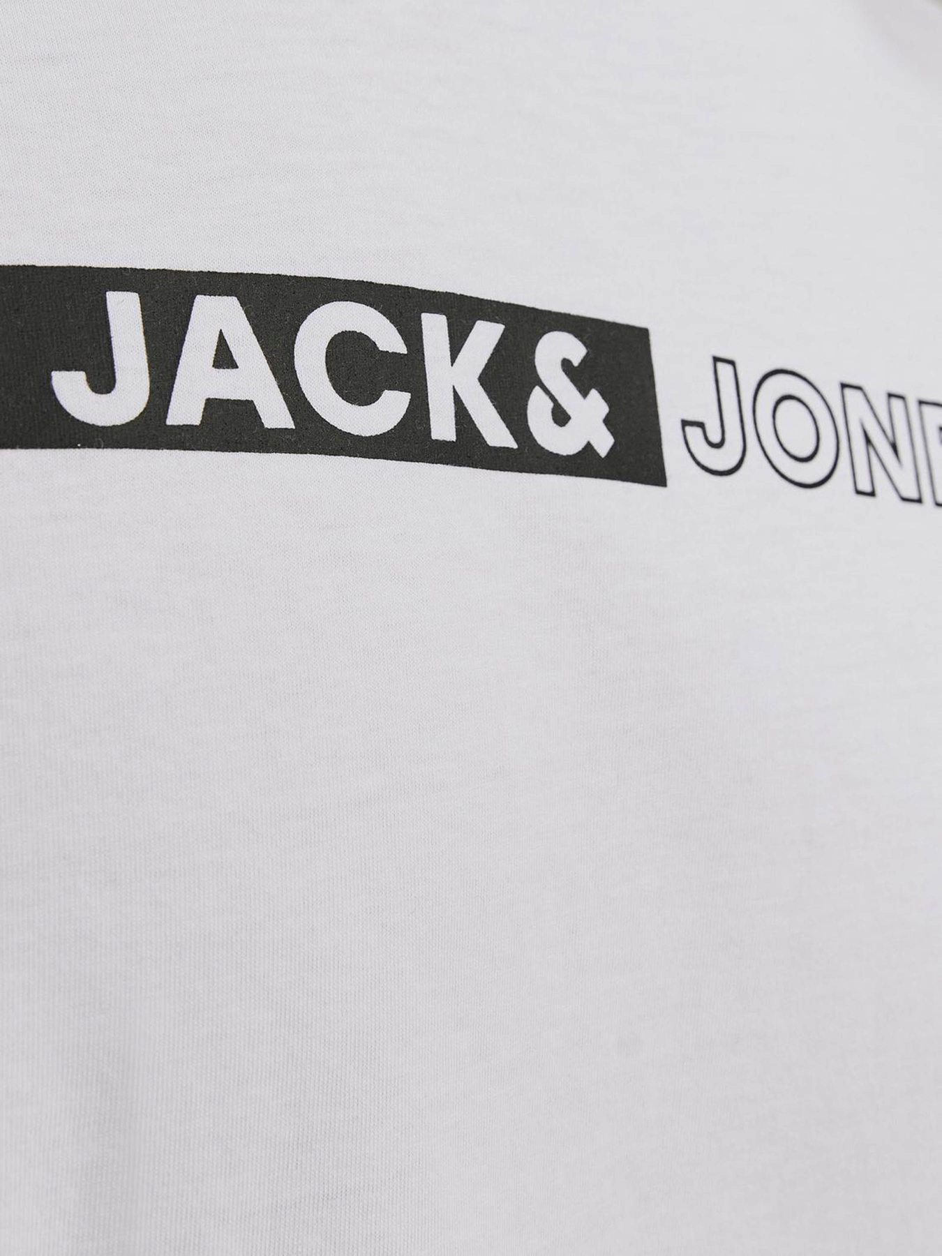 Футболка JACK & JONES модель 12233999_White PLAY 5 Фото