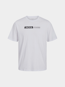 Футболка JACK & JONES модель 12233999_White PLAY 5 Фото