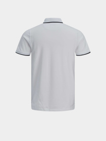 Поло JACK & JONES модель 12136668_White SLIM FIT Фото