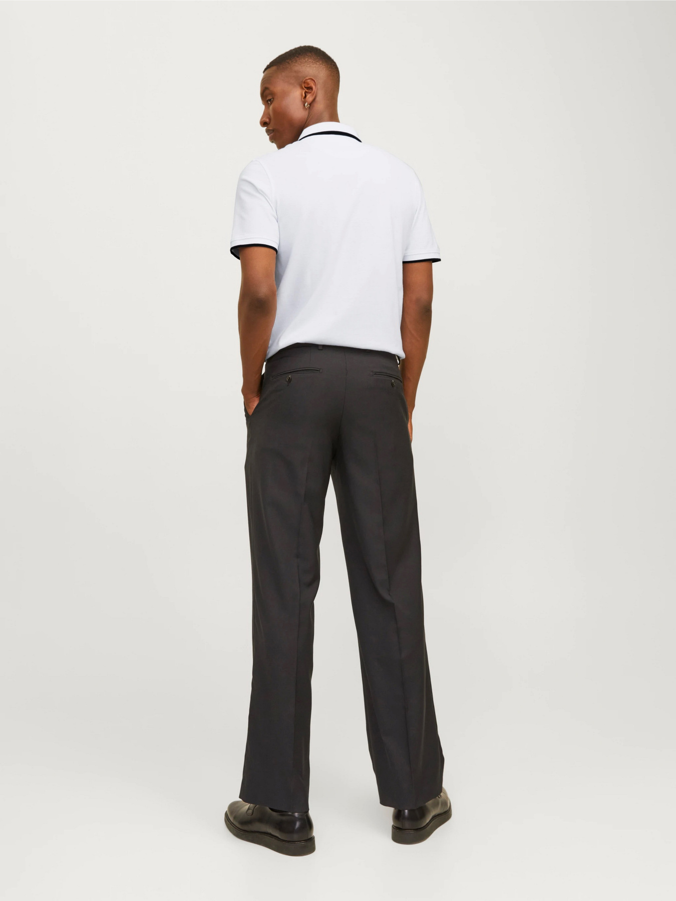 Футболки и поло JACK & JONES модель 12136668_White SLIM FIT Футболки и поло JACK & JONES модель 12136668_White SLIM FIT Фото