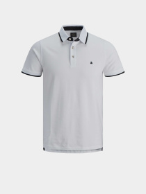 Поло JACK & JONES модель 12136668_White SLIM FIT Поло JACK & JONES модель 12136668_White SLIM FIT Фото
