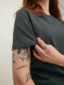 Футболка JACK & JONES модель 12156101_Asphalt SLIM Фото