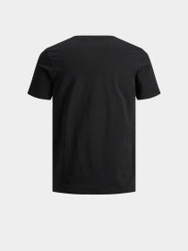 Футболка JACK & JONES модель 12156101_Black SLIM Фото