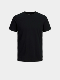 Футболка JACK & JONES модель 12156101_Black SLIM Фото