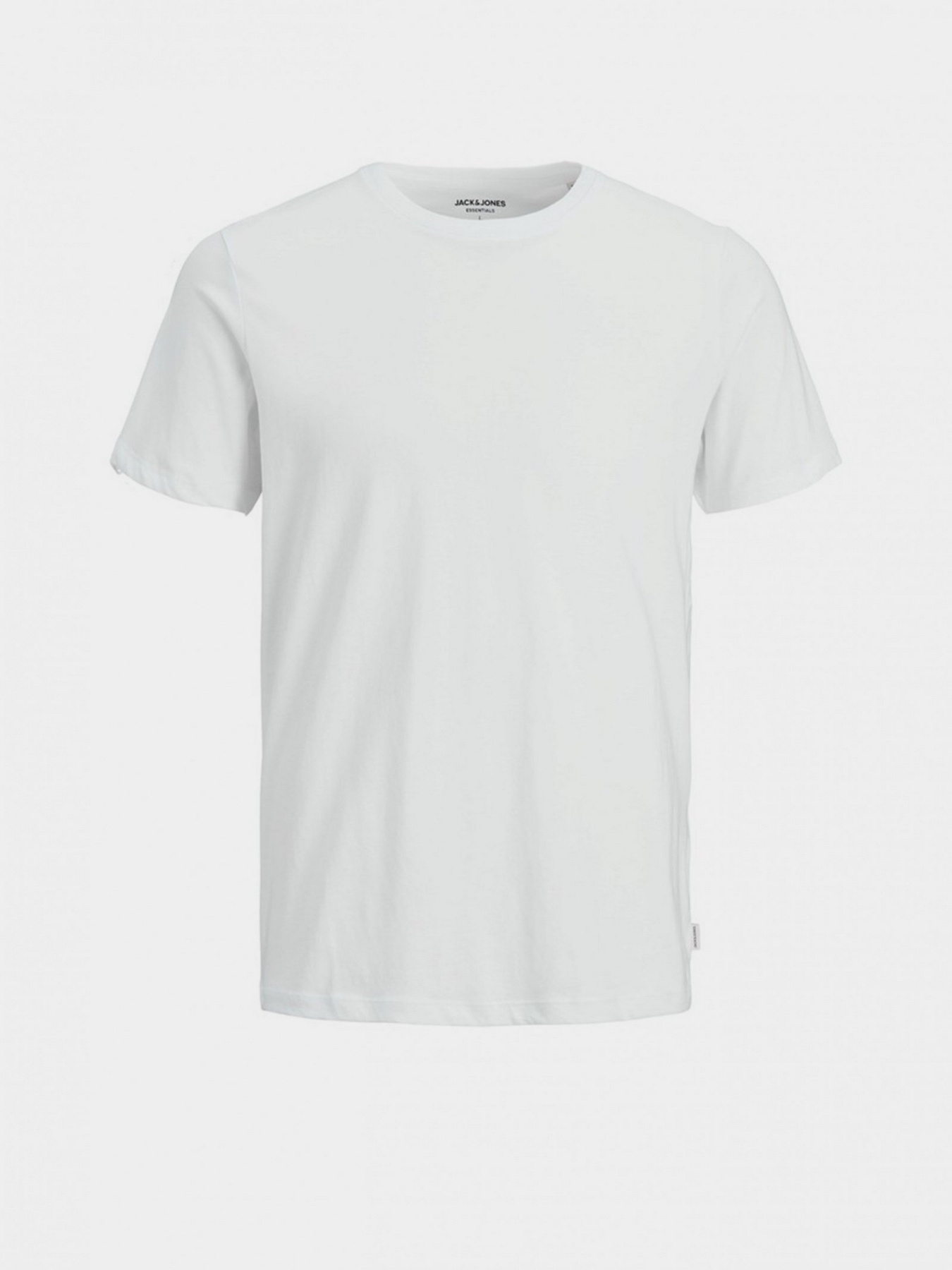 Футболка JACK & JONES модель 12156101_White SLIM Футболка JACK & JONES модель 12156101_White SLIM Фото