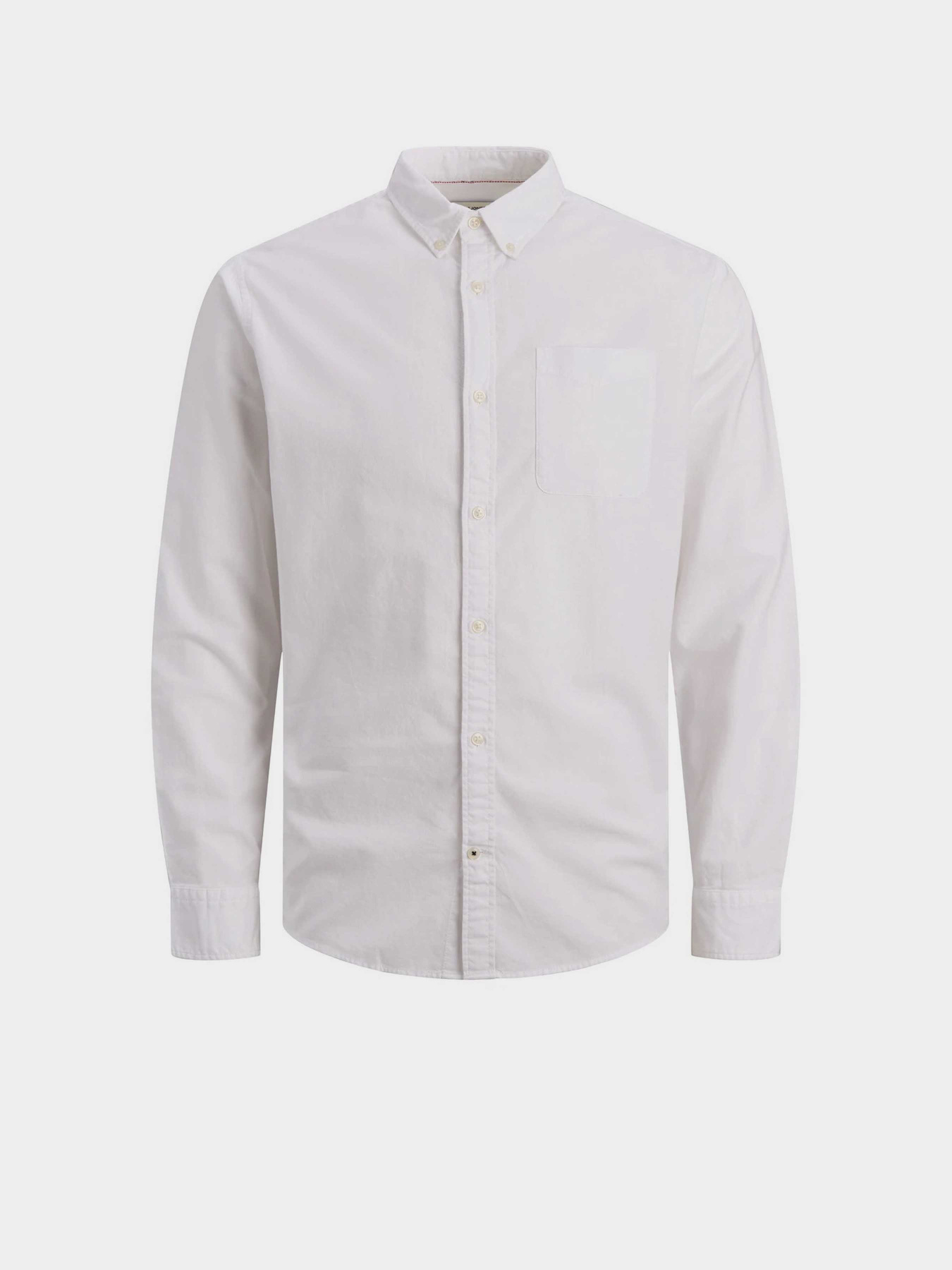 Рубашка JACK & JONES модель 12182486_White SLIM FIT Фото