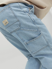 Широкие джинсы JACK & JONES модель 12229556_Blue Denim Фото