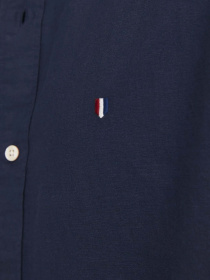 Рубашка JACK & JONES модель 12233118_Navy Blazer SLIM FIT Фото