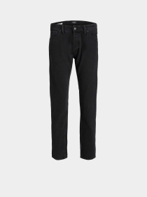 Прямые джинсы JACK & JONES модель 12237392_Black Denim Фото