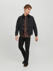 Прямі джинси JACK & JONES модель 12237392_Black Denim Фото