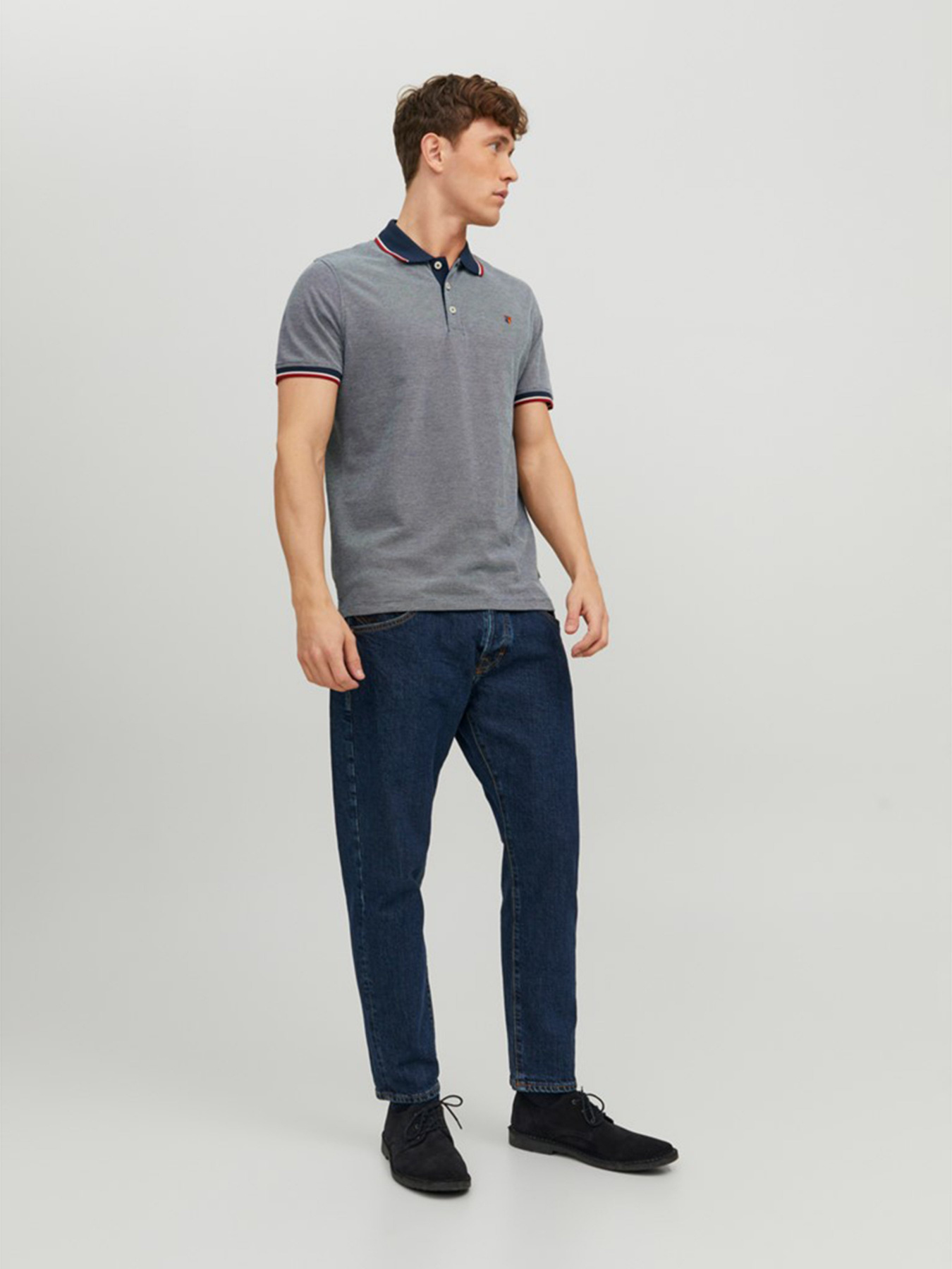 Поло JACK & JONES модель 12169064_Mood Indigo Фото