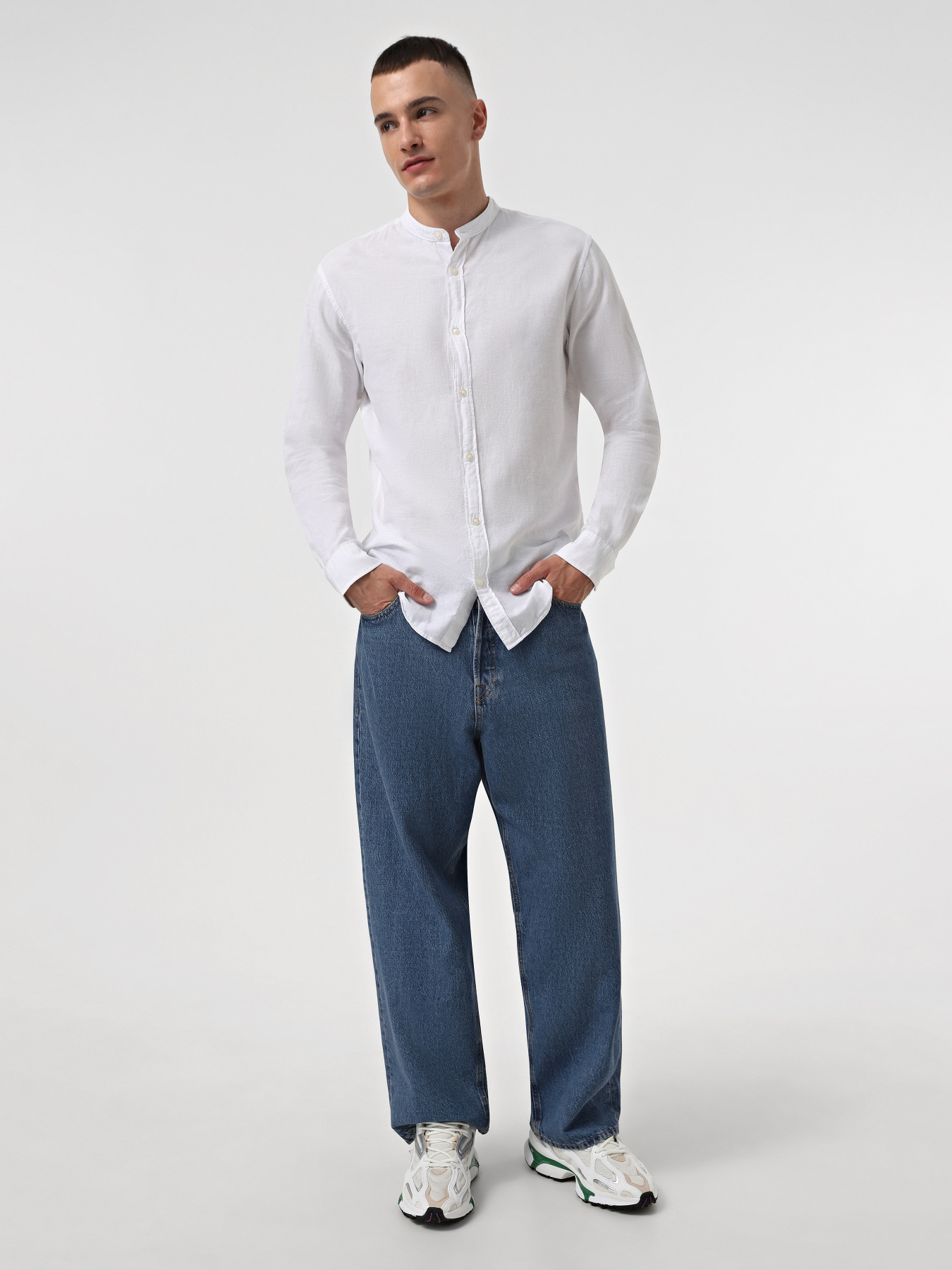 Рубашка JACK & JONES модель 12248581_White Фото