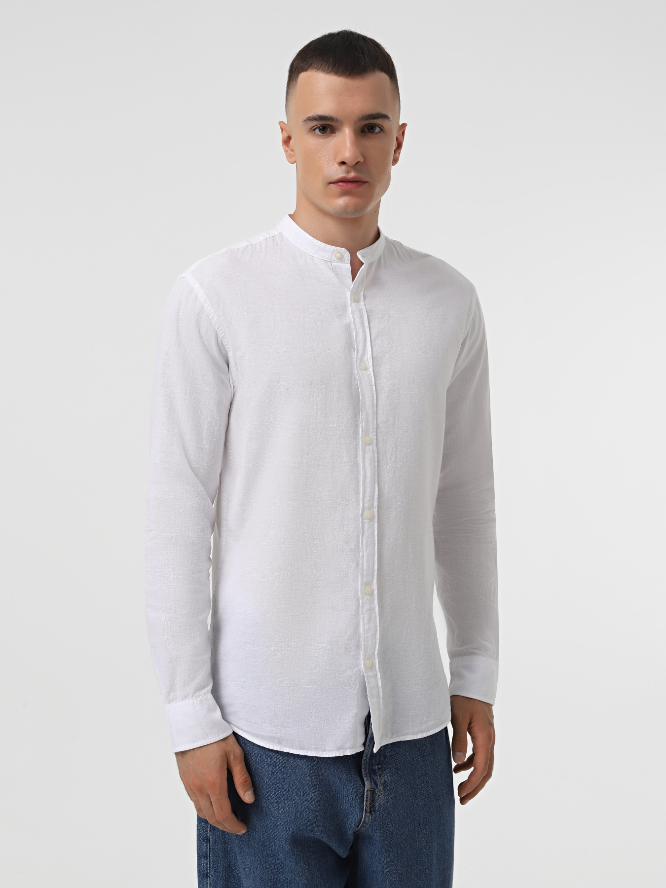 Рубашка JACK & JONES модель 12248581_White Фото