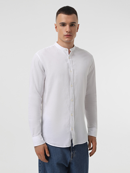 Сорочка повсякденна JACK & JONES модель 12248581_White Фото