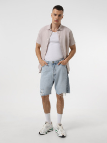 Сорочка повсякденна JACK & JONES модель 12248592_Crockery Сорочка повсякденна JACK & JONES модель 12248592_Crockery Фото