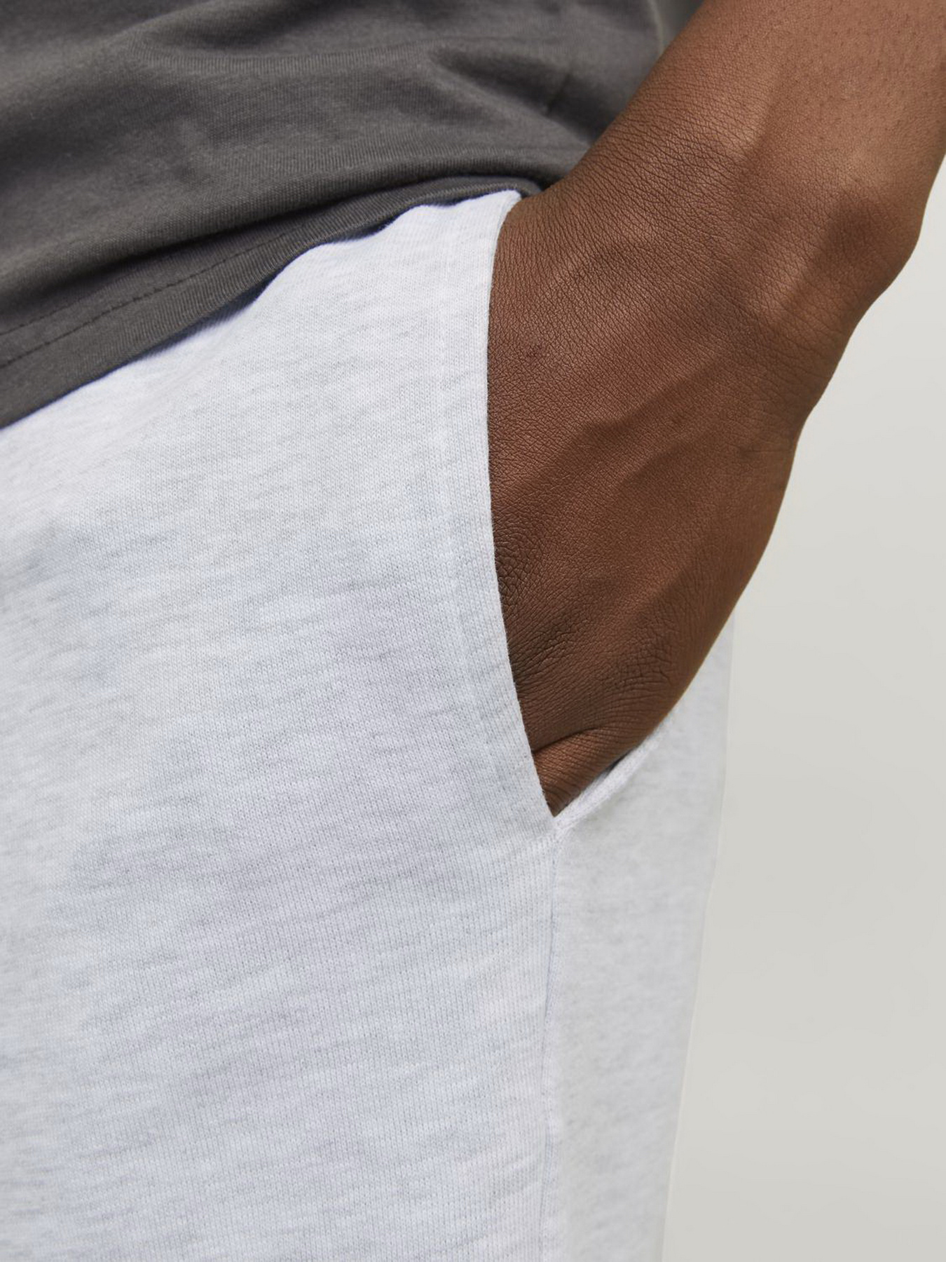 Повседневные шорты JACK & JONES модель 12249922_White Melange Повседневные шорты JACK & JONES модель 12249922_White Melange Фото